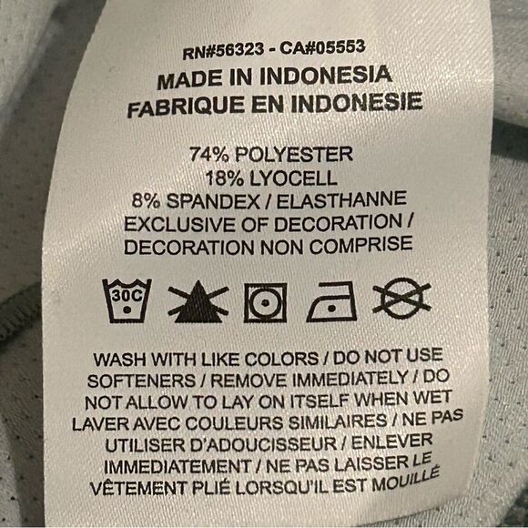 Nike Dri-Fit Yoga All Over Print Shirt Green Mens Size Small DX0922-330 - Picture 7 of 7